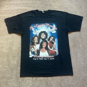 VTG ‘12 Whitney Houston Memorial Black Tee